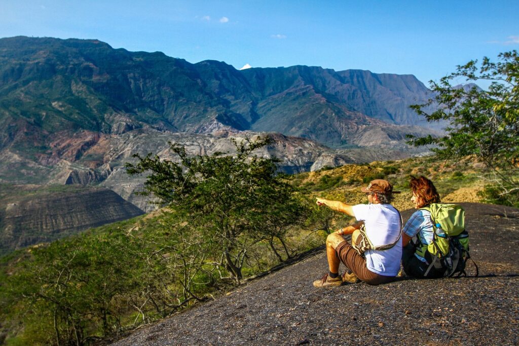 Korte wandelingen bij Barichara Colombia